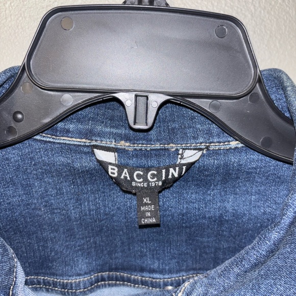 Baccini Classic Blue Denim Jacket - Picture 3 of 4